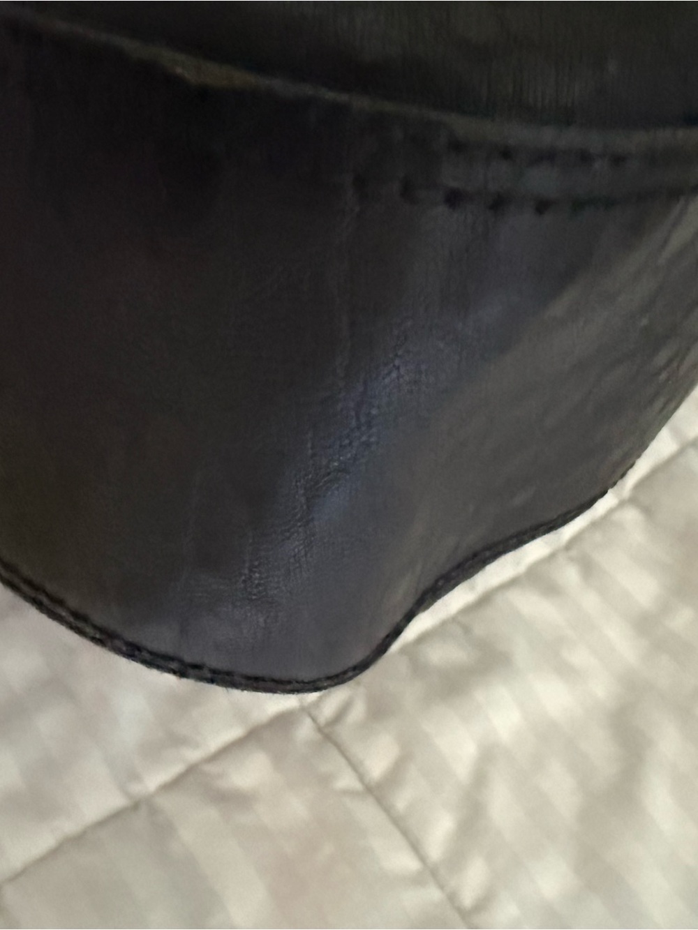Fendi Black Leather Gun Metal Harware - Picture 9 of 16